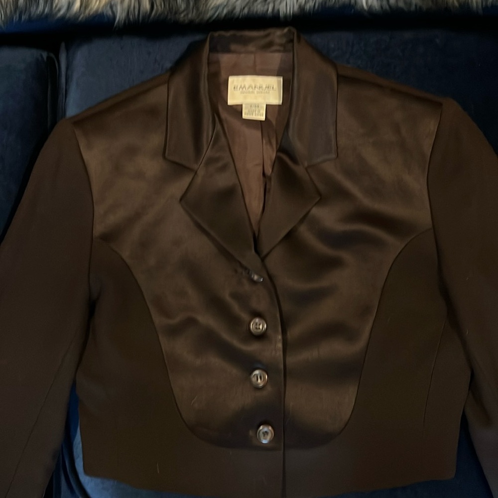 Emanuel Ungaro cropped blazer